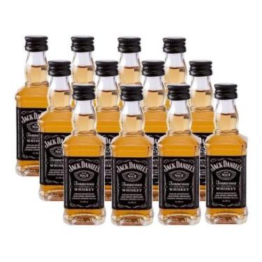 Imagem de Miniatura Mini Whisky Jack Daniels 50ml 12 Unidades