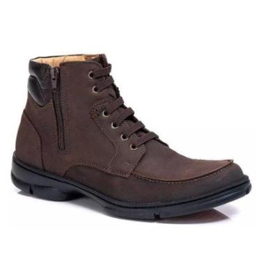 Imagem de Bota Coturno Anatomic Gel Em Couro Masculino-Masculino