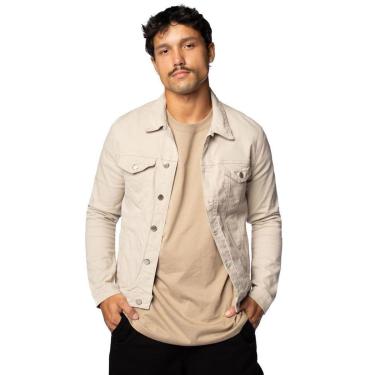 Imagem de Jaqueta Masculina Max Denim Sarja Bege-Masculino