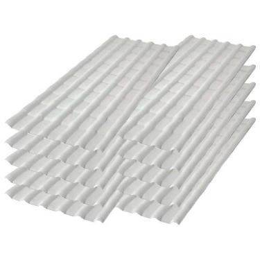 Imagem de Kit 10 Telhas PVC Precon Plan Concreto 2,42x0,88m - DVG