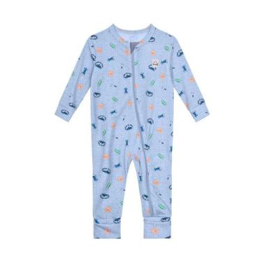 Imagem de Macacão Bebê Menino Brandili Ref 36333, P, Cinza