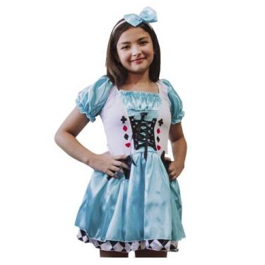 Imagem de Fantasia Princesa Maravilha Infantil Vestido com Tiara - Rei Eli Ana, 
