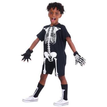 Imagem de Fantasia Esqueleto Curto - HALLOWEEN - QUIMERA KIDS, 6