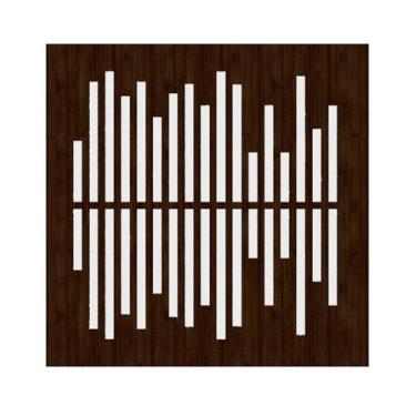 Imagem de Painel Acústico Absorvedor Decorativo 60x60 Hélix Mirror Towers Maestr