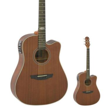 Imagem de Violão Elétrico Strinberg Folk SD200C MGS Mahogany Fosco Violao Dreadn