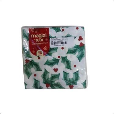 Imagem de Guardanapo De Papel C/20 Un 25x25cm Decorativo Mesa Natal - Tuut