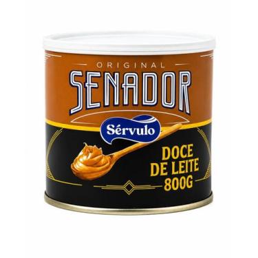 Imagem de Doce de Leite Mineiro Cremoso Senador Servulo Tradicional Lata 800g - 