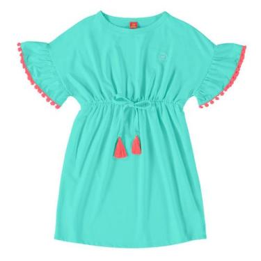 Imagem de Saída de Praia Infantil Proteção UV Azul Aruba Up Baby, 2