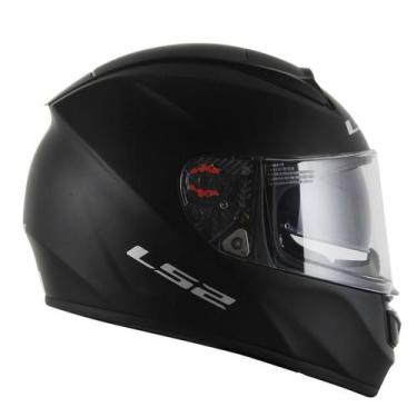 Imagem de Capacete Fechado LS2 FF397 Vector Monocolor Preto Fosco, 59/60