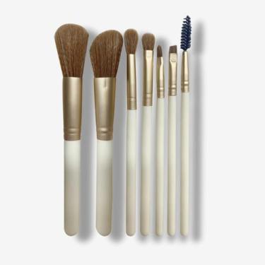 Imagem de Kit 7 Pincéis De Maquiagem Blanc Nybc Beauty