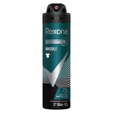 Imagem de Desodorante Rexona Invisible Masculino Aerosol Antitranspirante 72 hor