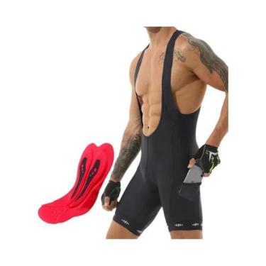 Imagem de Bermuda Ciclística Masculina X-Tiger De Secagem Rápida UPF 50+ Em Poli