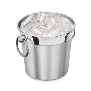 Imagem de Balde de Gelo com Argola Hotel Industrial 4.5 L - Alumínio - ABC