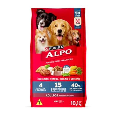 Imagem de Purina Alpo Alpo - Ração Cães Adultos Carne E Frango 10,1Kg