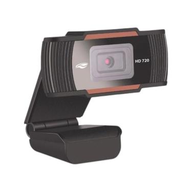 Imagem de Webcam C3tech WB-70BK USB HD 720p com Microfone Embutido e Redução de Ruído Preto