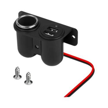 Imagem de Carregador De Carro 12V Adaptador De Energia QC3.0 PD3.0 Tomada Diviso