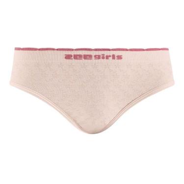 Imagem de Calcinha Tanga Infantil sem Costura Flowers Bege - Zee Rucci, M