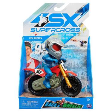 Moto Elétrica Infantil Motocross Azul Passeio Brinquedo - Loja Zuza  Brinquedos