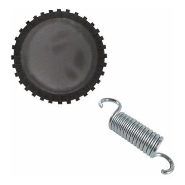 Imagem de Lona Jump 32 Molas Preta 10 Unidades + 150 Molas