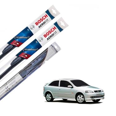 Imagem de Kit palheta Limpador Parabrisa Dianteira e Traseira Astra Hatch 2001 2002 2003