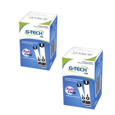 Imagem de Tira Para Medição De Glicose Lite G Tech - KIT C/ 2 caixas