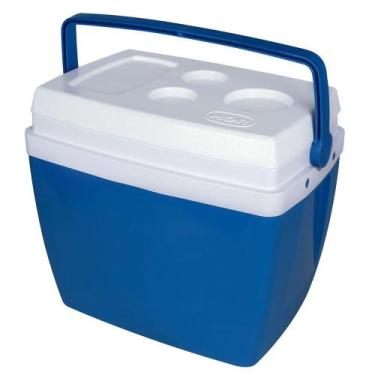 Imagem de Caixa Termica Cooler 34 Litros Azul Mor