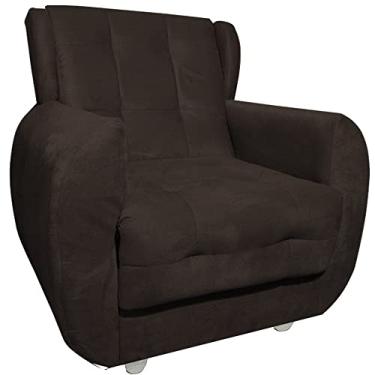 Imagem de Poltrona Amamentação Lyla + Puff Marrom