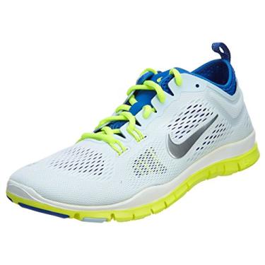 Imagem de Nike Womens Free Fit 4 Team Trainers 7 US White/Cobalt/Volt