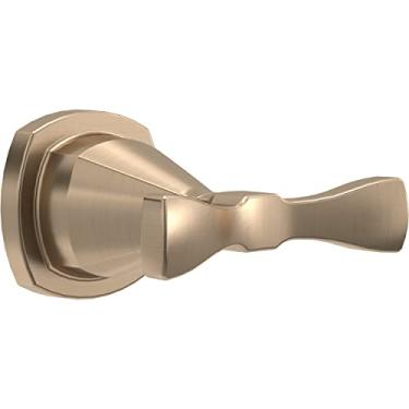 Imagem de Delta Faucet Gancho duplo para toalha Stryke, bronze champanhe, acessórios de banheiro, 77638-CZ