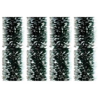 Imagem de Jogo Festão PVC Verde Nevado 9cmx2m 4 Peças Total 8 Metros - Magizi