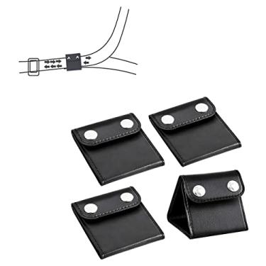 Imagem de Ajustador de cinto de segurança LICY para adultos, clipes de capa de cinto de segurança para conforto universal correia automotiva pacote com 2 pretasLICY preto A-S-4B