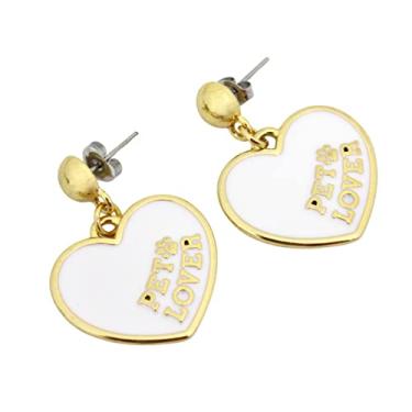 Imagem de Brincos Feminino Pet Lover Animais Banhado a Ouro Semijoia