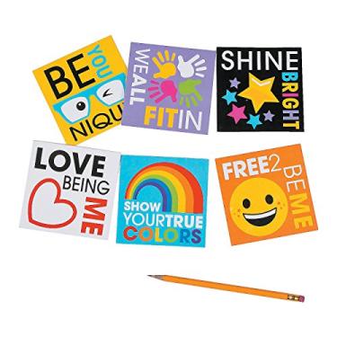 Imagem de Fun Express Blocos de notas Be You | 24 unidades | Ótimos para festas de aniversário, brindes, brindes e prêmios