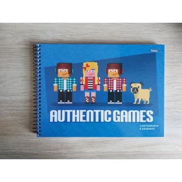 Caderno De Desenho Minecraft Foroni na Americanas Empresas