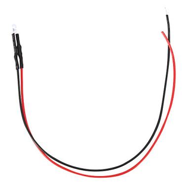 Imagem de 10 Peças LED Diodo Emissor de Luz Com Fio Ultra Brilhante Diodos Emissores de Luz Multicoloridas Mini únicas Lâmpadas LED 0,06 W 12 V (cabelo branco laranja)