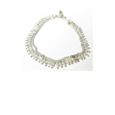 Imagem de Tornozeleira Indiana Prateada