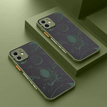 Imagem de Capa de telefone fosca dura astronauta fofa para Samsung Galaxy S22 S21 Ultra 5G S20 FE S10 S9 Plus Note 10 Lite 20 9 Capa de pára-choques macio, 9, para S20 Plus