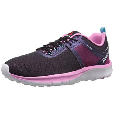 Imagem de Reebok Tênis de corrida feminino Z Belle, Icono rosa/preto/azul neon, 6