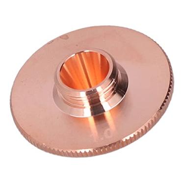 Imagem de Bocal de Corte a Laser, Bocal de Soldagem Confortável Melhora a Dureza Cobre Resistente a Alta Temperatura 28mm Diâmetro para Fibra