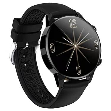 Imagem de Relógio inteligente para homens e mulheres Smartwatch para telefones Android iOS com tela cheia de 1,2 '' Despertador Tempo Cronômetro Pedômetro Calorias IP68 Rastreador de fitness à prova