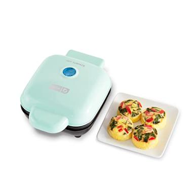 Imagem de Máquina de ovo com moldes de silicone para sanduíches de café da manhã (1 grande, 4 mini), Aqua