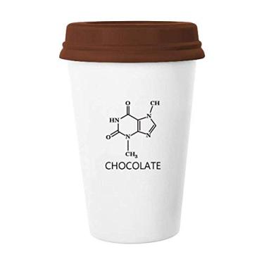 Imagem de Estrutura química, molecular, caneca de chocolate, copo de cerâmica, copo de café