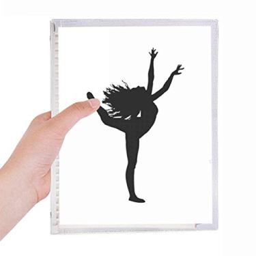 Imagem de Caderno de arte para dançarino esportivo com folhas soltas e diário recarregável