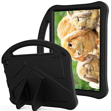 Imagem de Antetek Capa para tablet Amazon Fire HD 10 e 10 Plus (versão 2021) da 11ª Geração, leve, à prova de choque, infantil, com suporte para tablet Amazon Kindle Fire HD 10 Kids e tablet Kids Pro (preto)