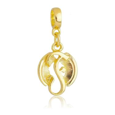 Imagem de Pingente Berloque Símbolo da Fonoaudiologia Pandora Banhado a Ouro 18k - Premium