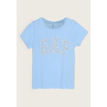 Imagem de Infantil - Camiseta GAP Logo Floral Azul GAP 629037 menina