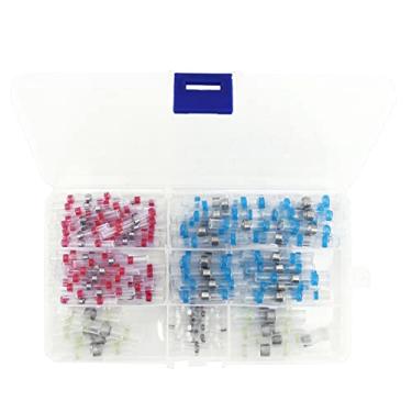 Imagem de Emenda de Topo, Conectores de Fio de Vedação de Solda, Conectores de Topo Termorretráteis, Terminais de Fio Elétrico à Prova D'água e Isolados, Terminais de Topo (150 peças em