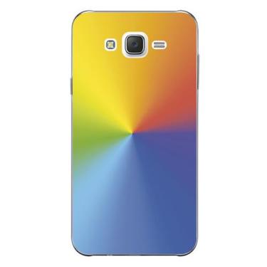 Imagem de Capa Case Capinha Samsung Galaxy  J7 Arco Iris Degradê - Showcase