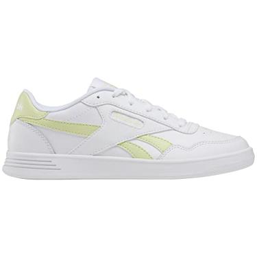 Imagem de Reebok Tênis feminino Court Advance, Branco/Brilho cítrico/Calçado branco, 8.5
