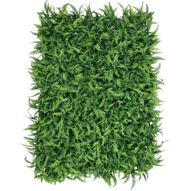 Imagem de Placa De Samambaia Verde Claro 40 x 60cm Muro Inglês Jardim Vertical